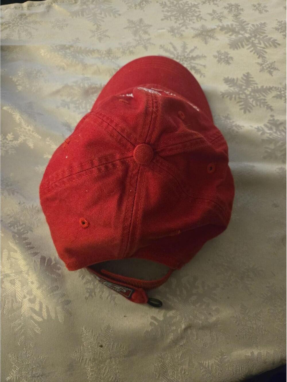 Vintage Harborside Bar Harbor Maine Red Anchor Embroidered Baseball Cap - Picture 2 of 4